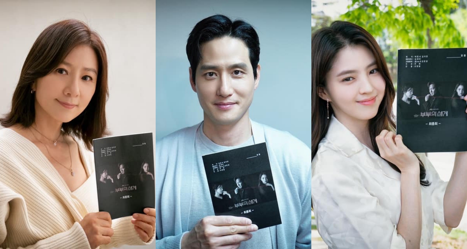 《夫婦的世界》三位主演發表終演感言。（合成圖片，翻攝JTBC Drama臉書）