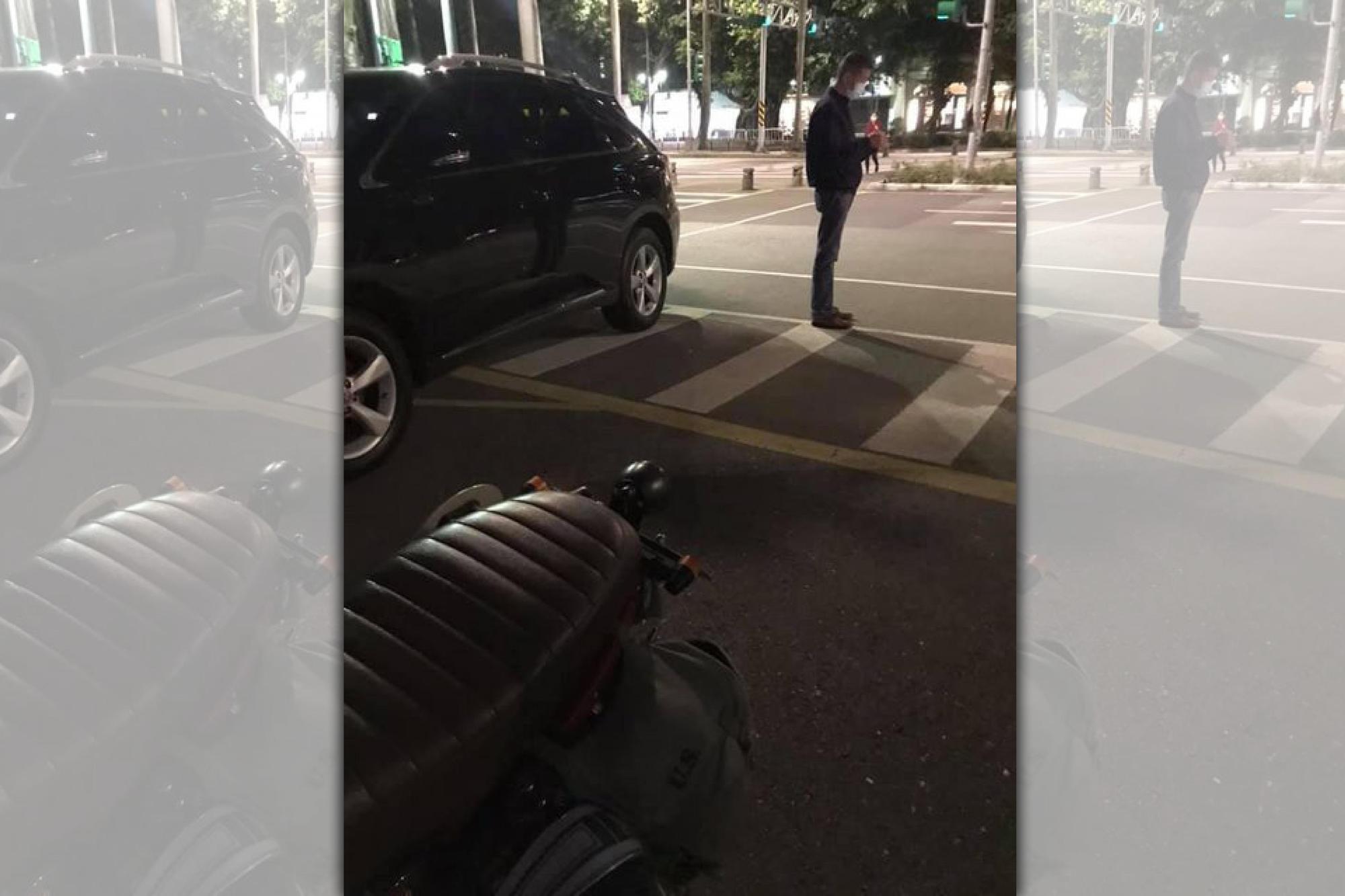 台北市議員王浩與民眾發生車禍糾紛，遭控不願賠償。（翻攝PTT）