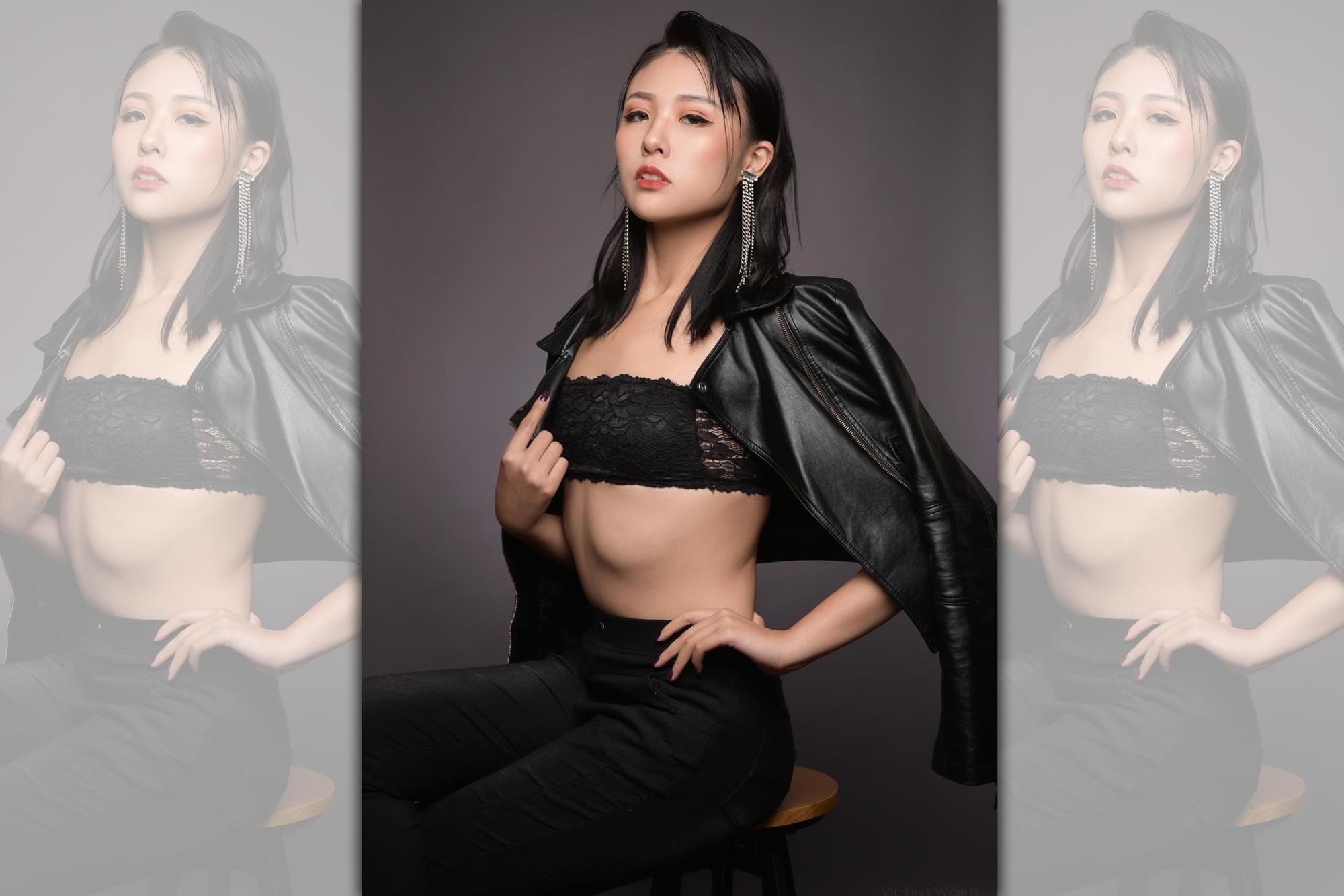 長腿辣模樂樂向本刊透露，林義龍是員工眼中的慣老闆。（翻攝畫面）