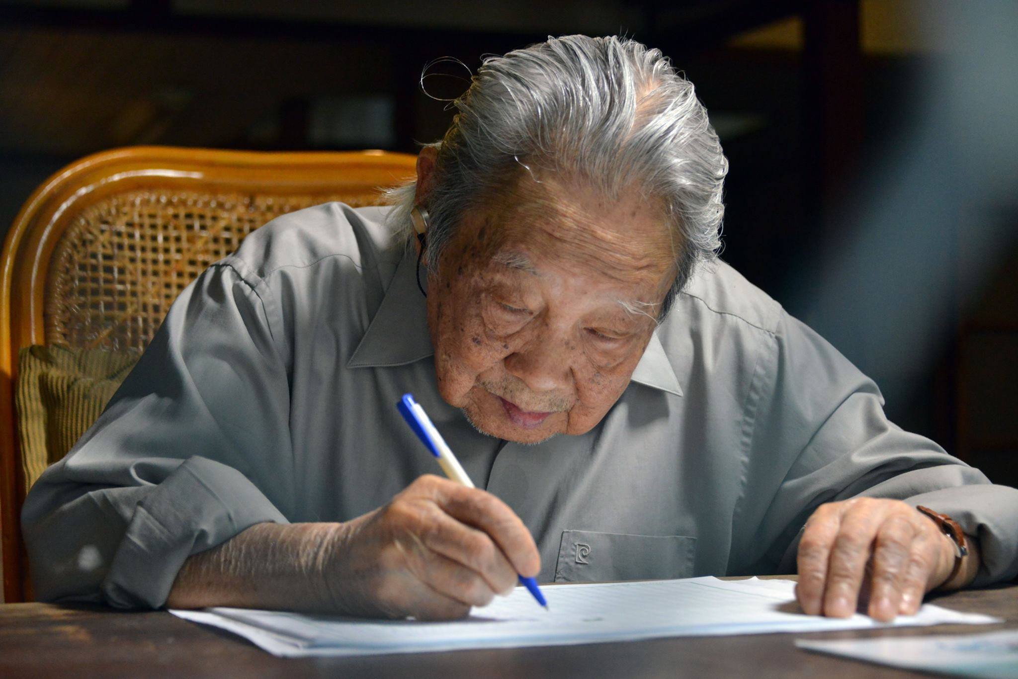 文壇巨擘鍾肇政辭世，各界哀悼。（翻攝自鍾肇政臉書）