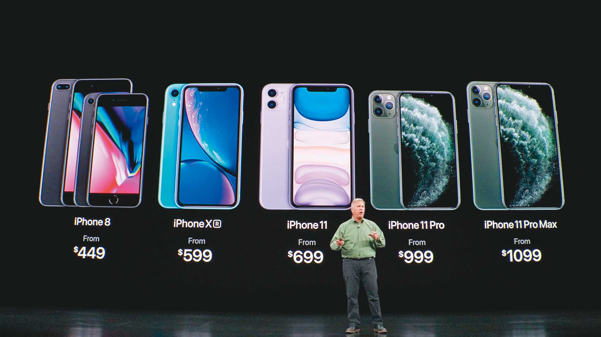 iPhone每年推新機,都由台商負責組裝代工。(翻攝蘋果官網)