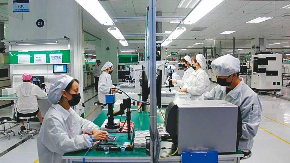 立訊除了產品線和鴻海類似，員工從老東家挖角，就連公司文化和營運模式也師承鴻海。（翻攝江西立訊智造）