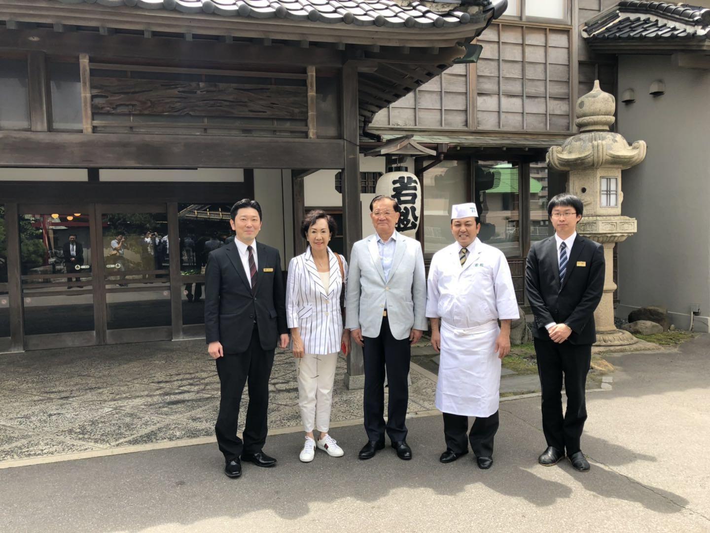 秦榮華投資的若松是日本函館最老旅館,曾接待日本天皇與前副總統連戰夫婦。(敏實集團提供)