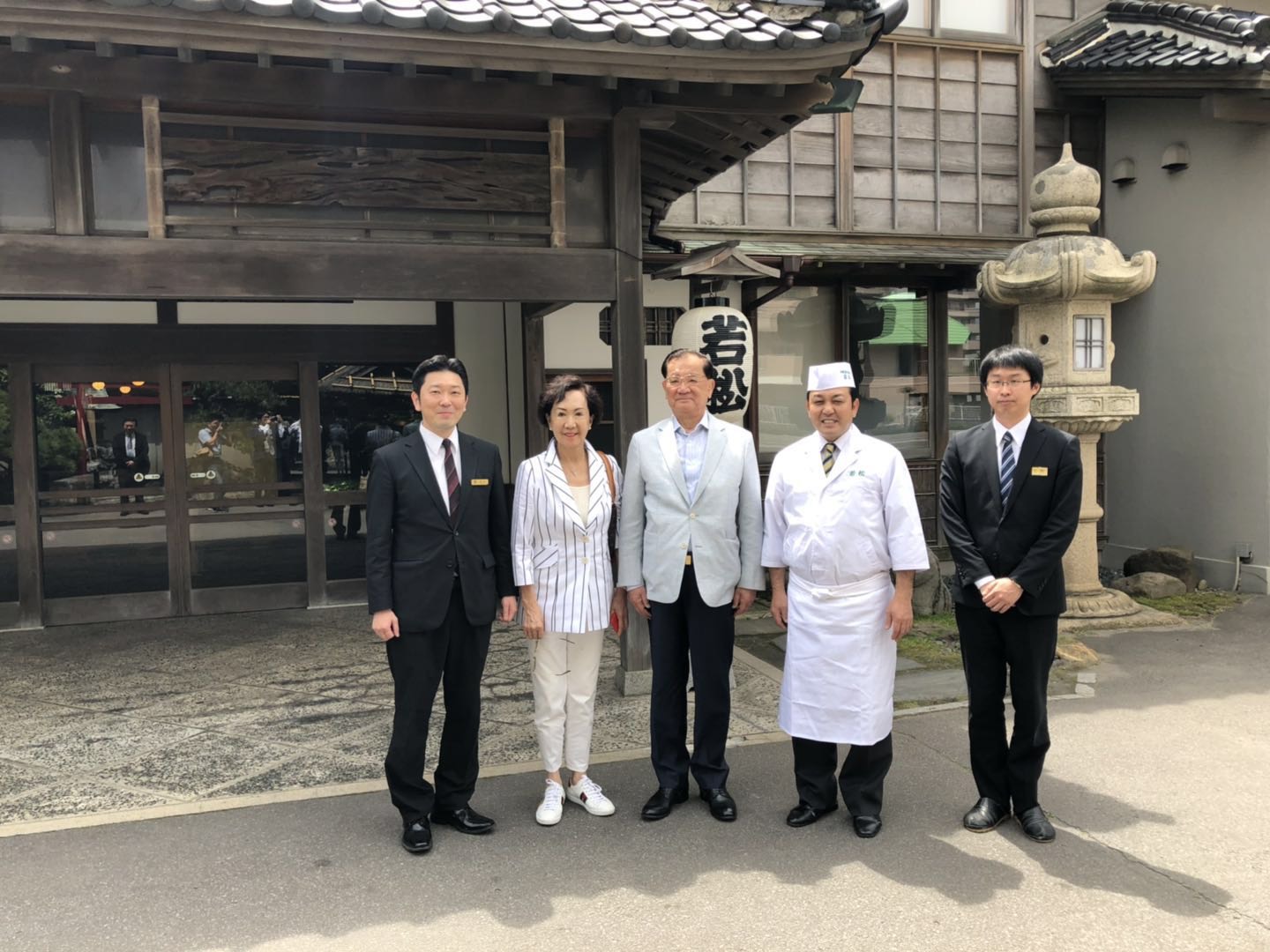 秦榮華投資的若松是日本函館最老旅館，曾接待日本天皇與前副總統連戰夫婦。（敏實集團提供）