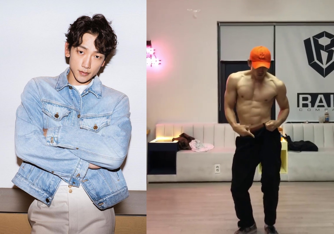 RAIN裸上身秀舞技。（翻攝RAIN IG）