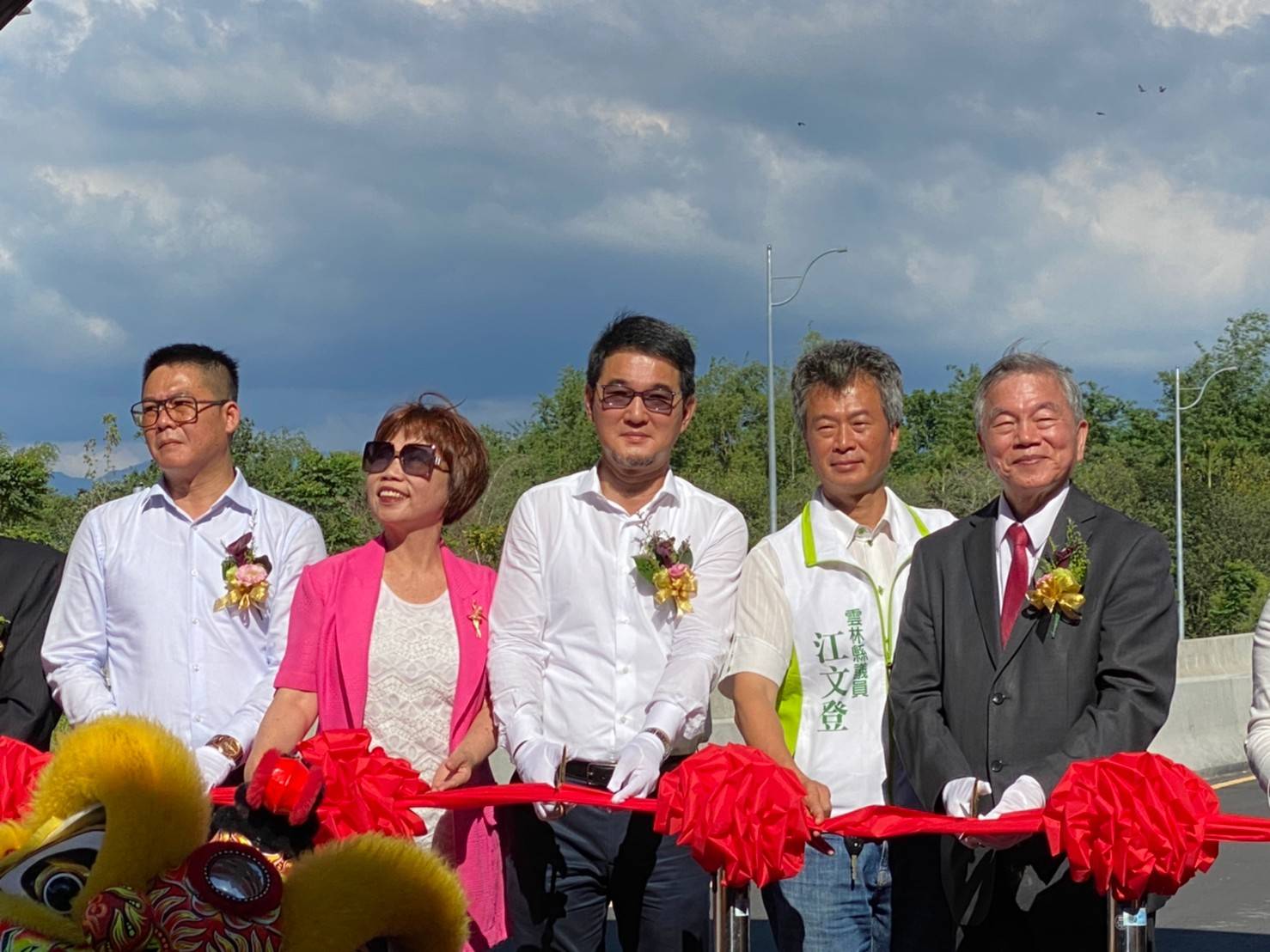 雲林科技工業區聯外道路全線通車,斗南台1線到斗六台3線不用20分鐘。(翻攝畫面)