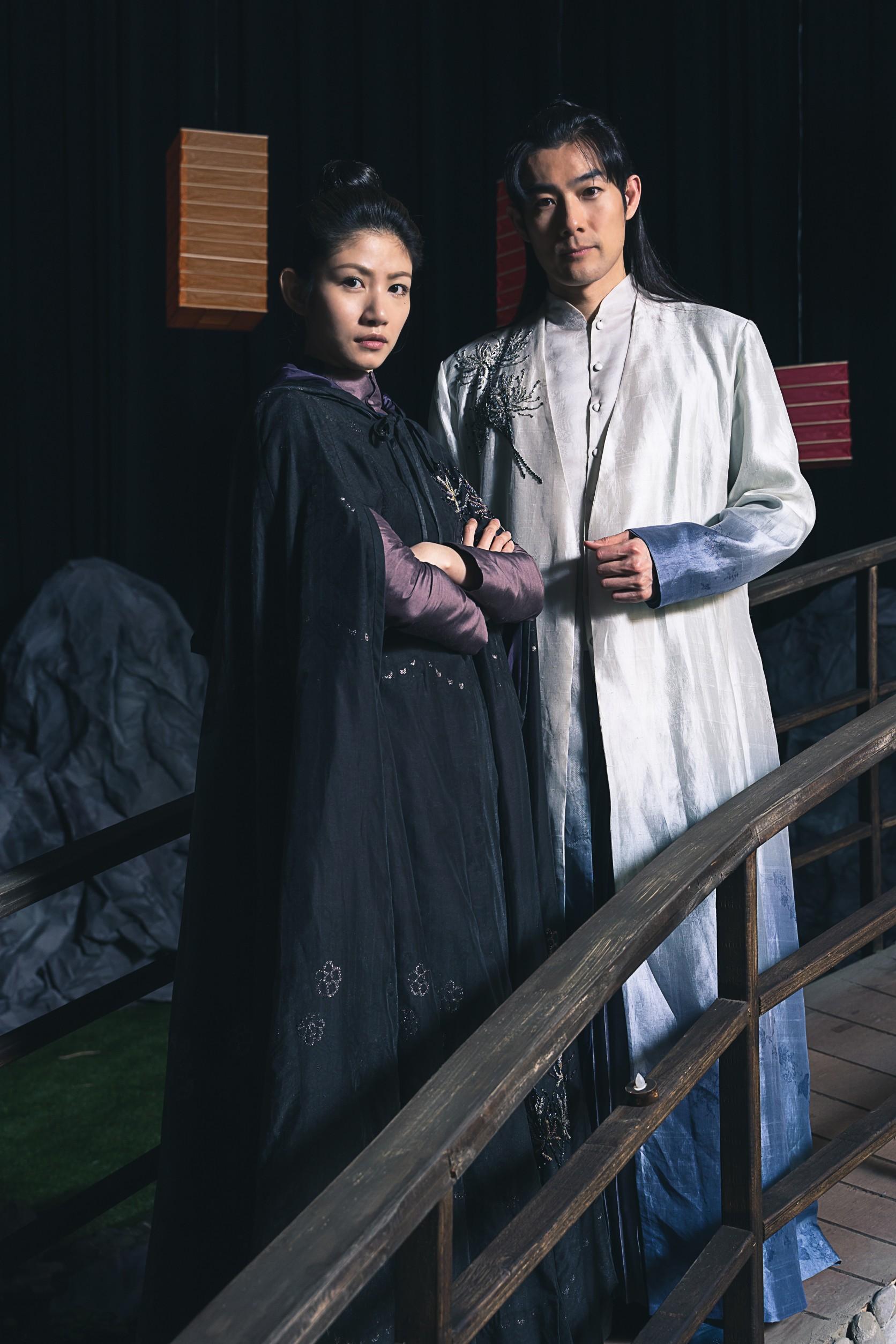 施易男跟李千那為《孟婆客棧》首次合作,現場火花四射,默契十足。(民視提供)