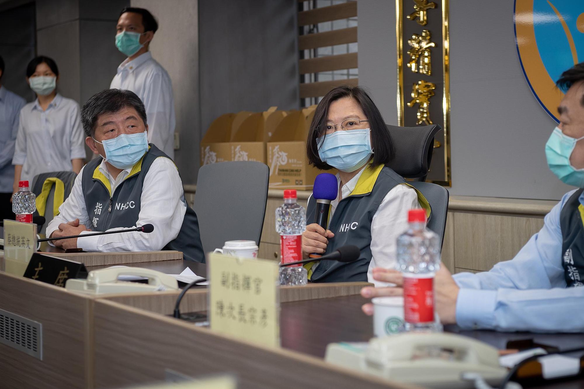 針對WHO屈服中國壓力下未邀台灣出席WHA，蔡英文直言「政治不該凌駕健康人權」。（總統府提供）