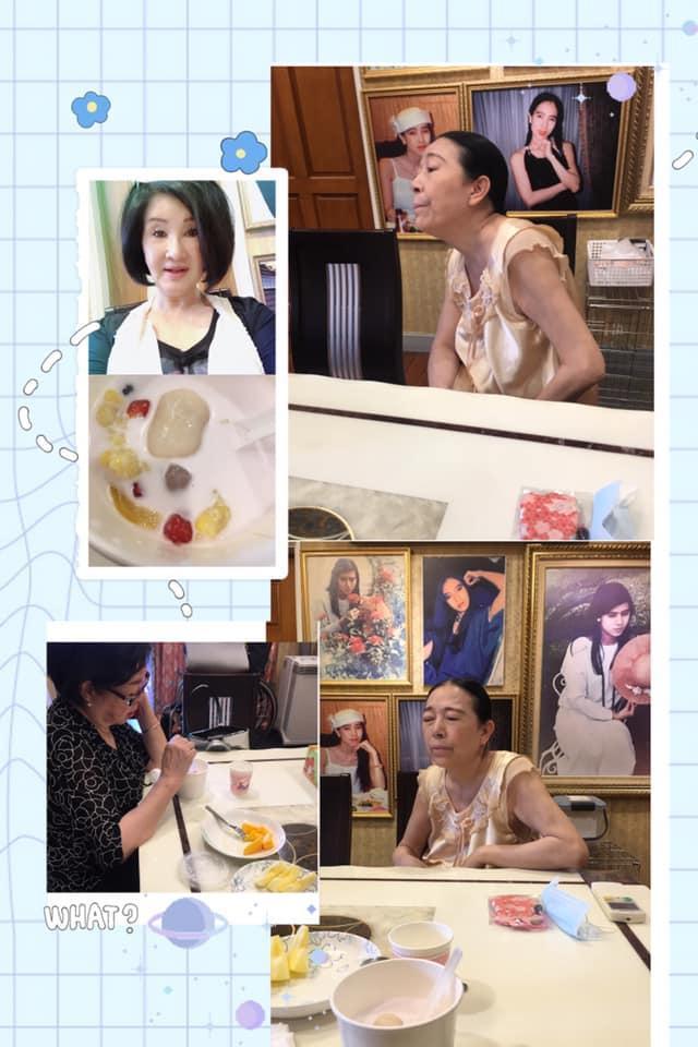 近日恬娃貼出與許純美喝下午茶合照。(翻攝自恬娃臉書)