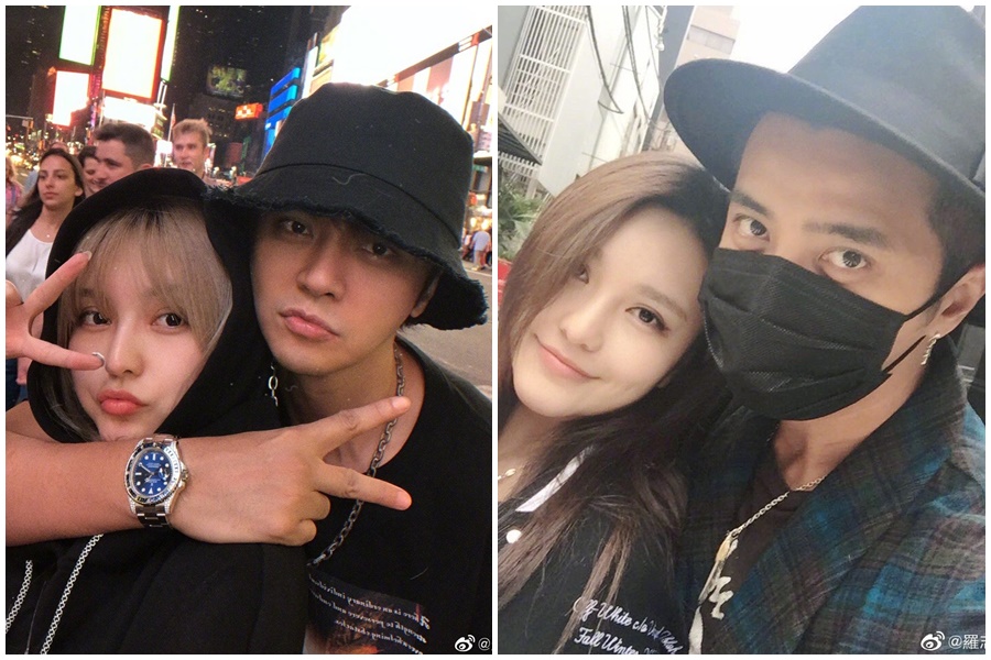 羅志祥特別選在520高調發文向周揚青懺情,還搭配交往時的甜蜜合照。(翻攝自羅志祥微博)