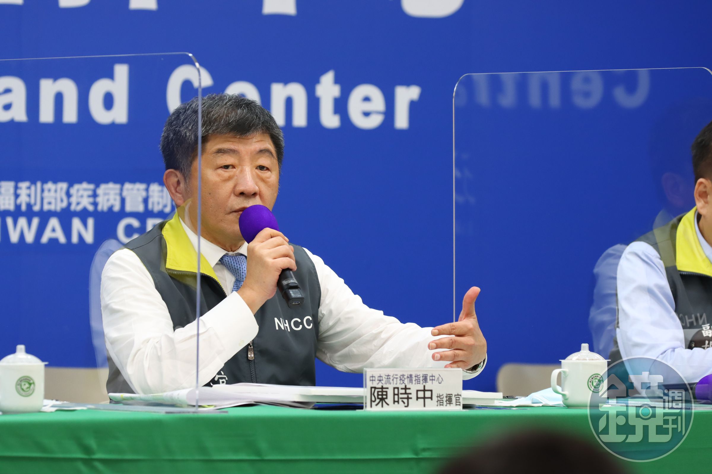 中央流行疫情指揮中心指揮官陳時中。（中央流行疫情指揮中心提供）