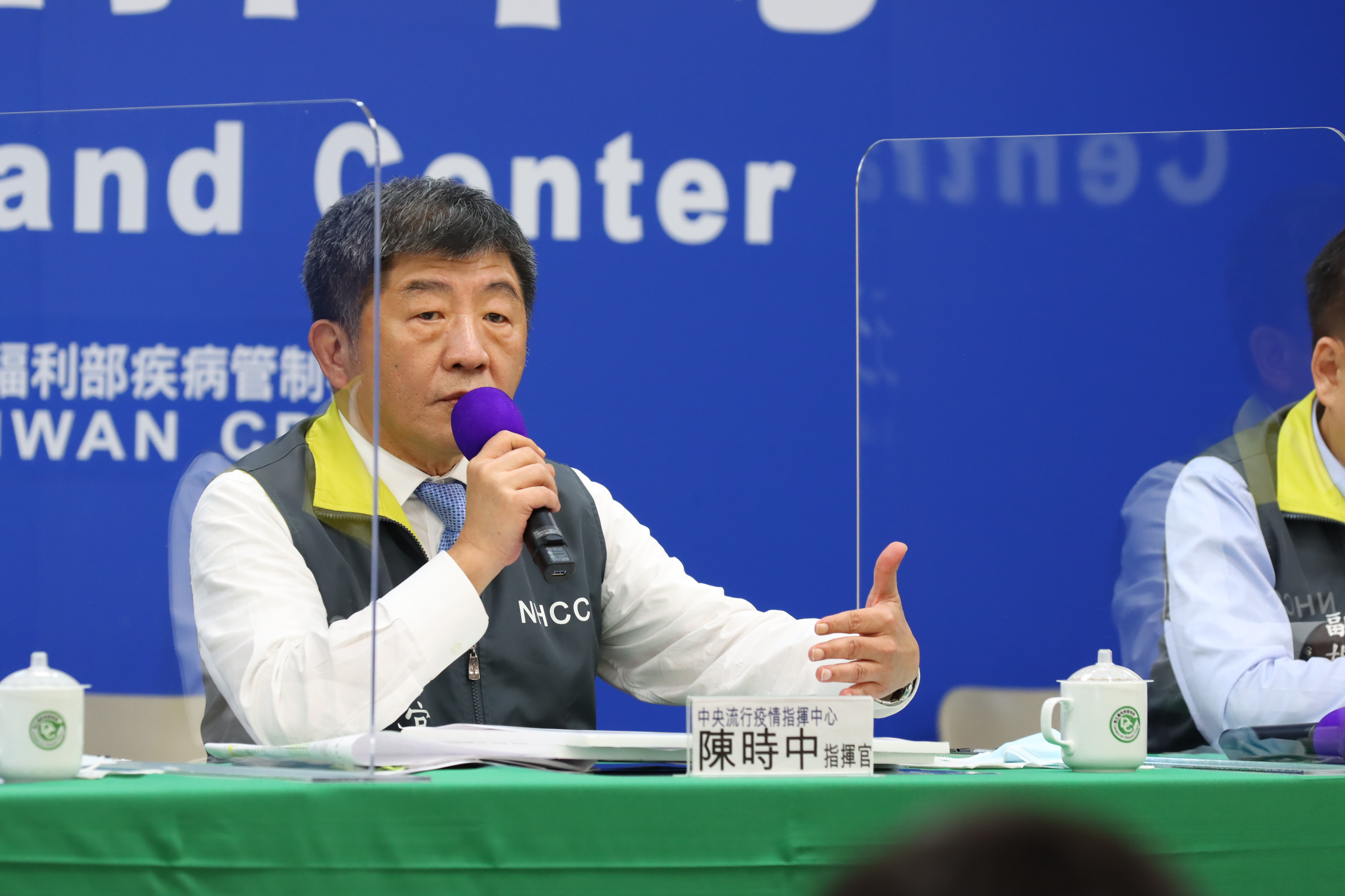 中央流行疫情指揮中心指揮官陳時中。（中央流行疫情指揮中心提供）