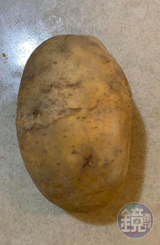 馬鈴薯1顆即可。