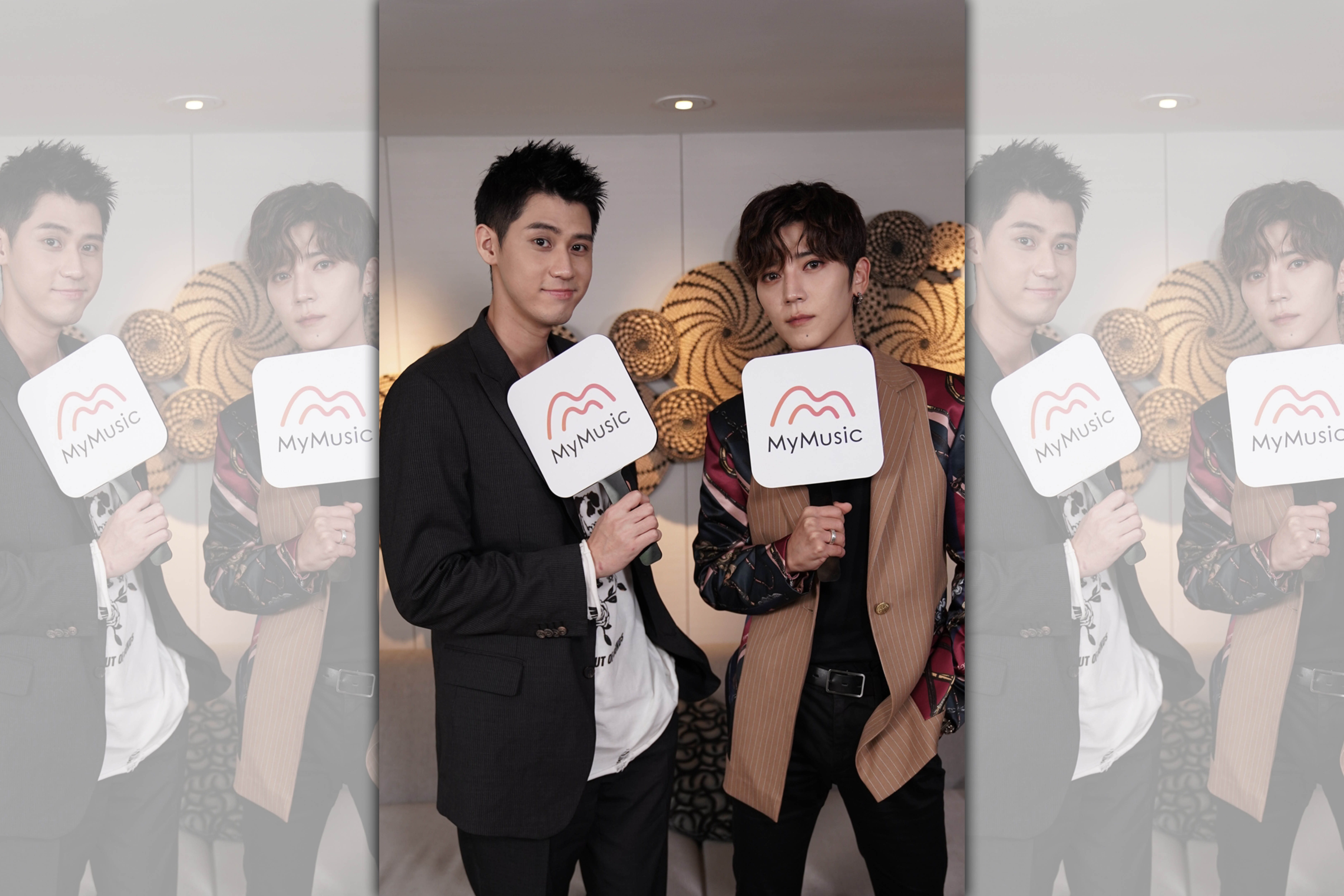 Bii畢書盡與李玉璽上MyMusic節目，暢聊新歌創作歷程。（MyMusic提供）