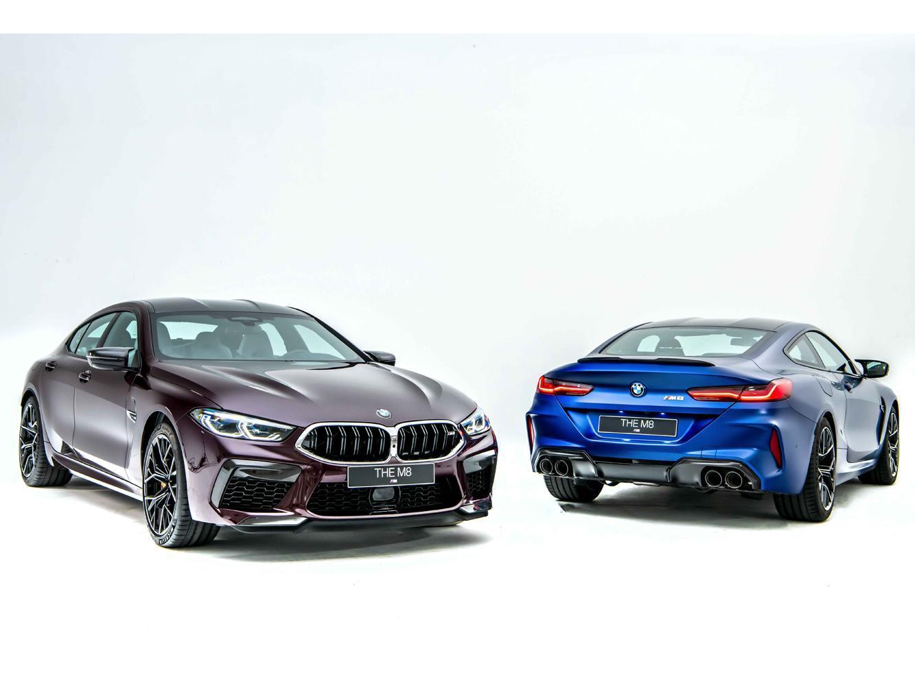 首度強悍登台的2020年式BMW M8 Coupe與M8 Gran Coupe搭載氣勢凌人的Racing Package。