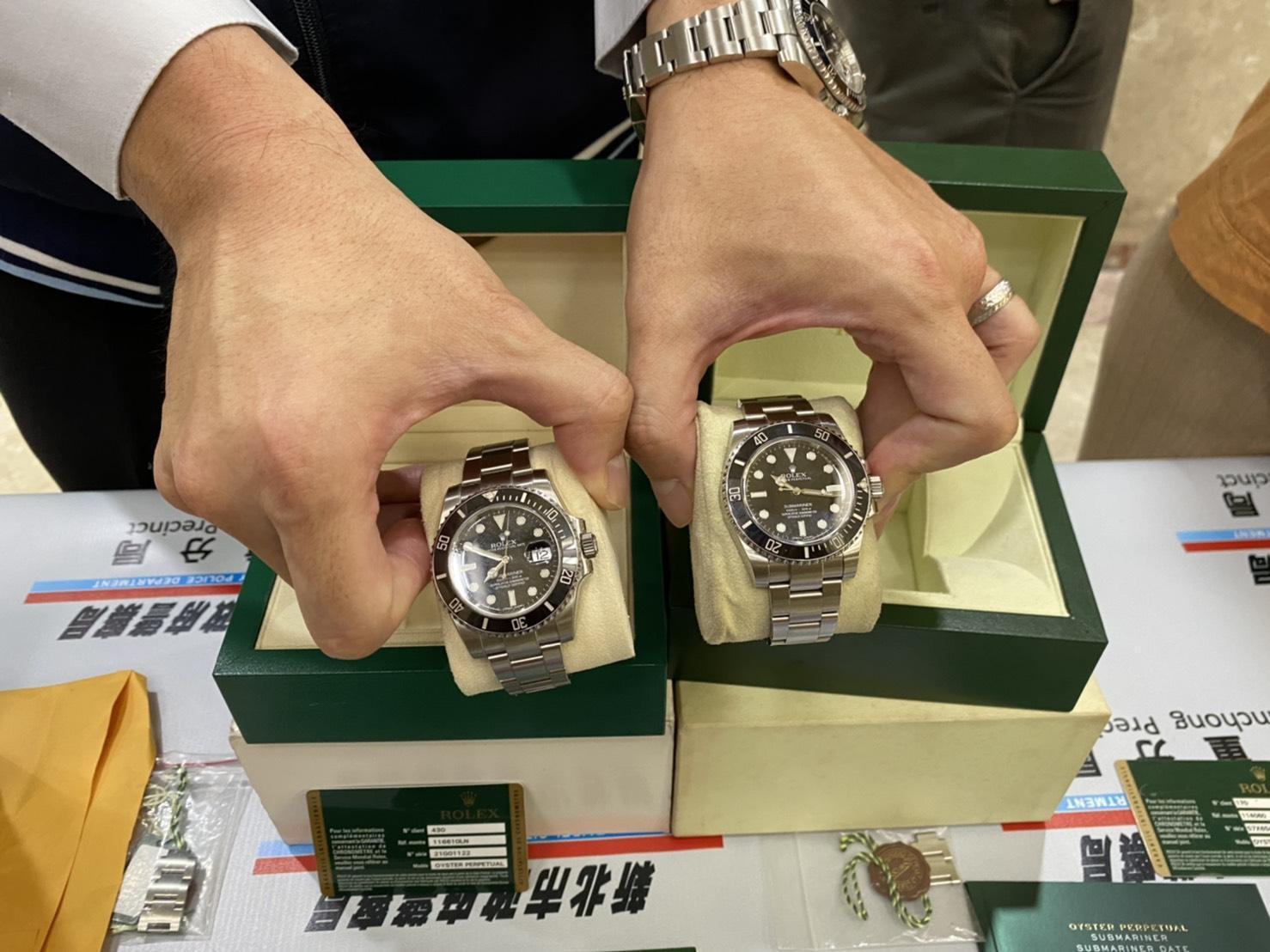 勞力士水鬼錶市面價值不菲,廣為收藏家喜愛。(翻攝畫面)