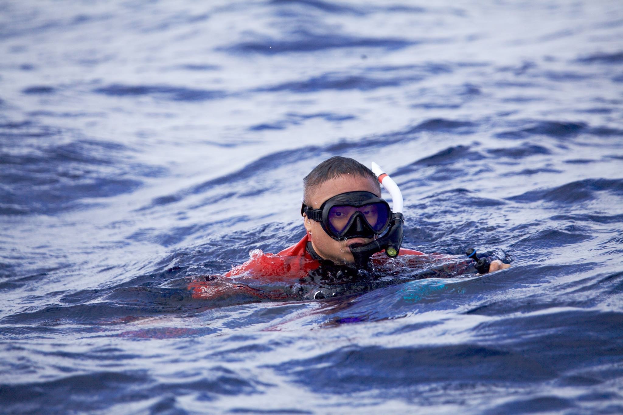 紀錄片《男人與他的海》導演黃嘉俊熱愛潛水運動。（黃嘉俊提供）