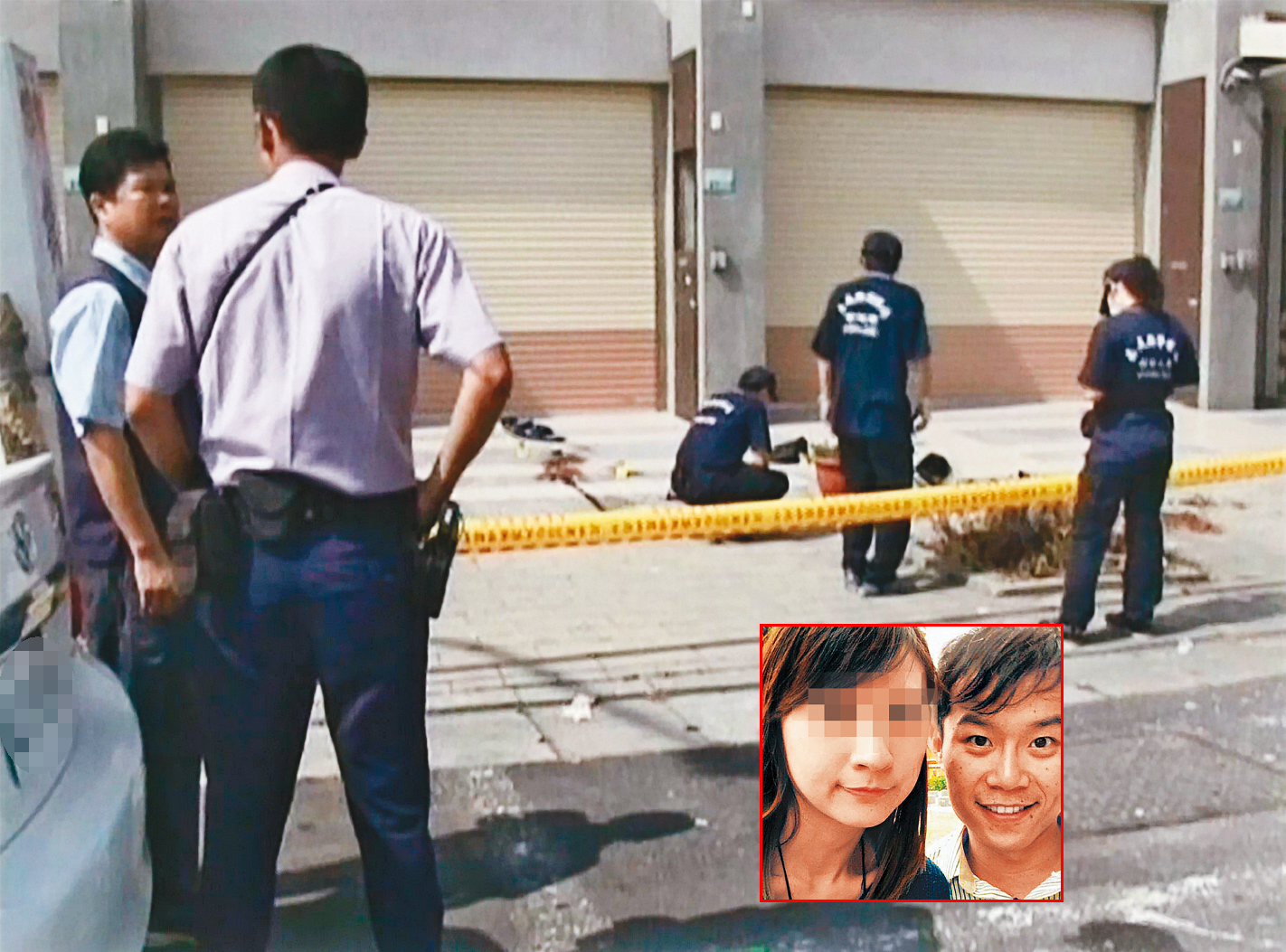 呂政軒（右）與涂菫芸（左）交往一年，女生因男方個性暴躁提出分手。（東森新聞提供）