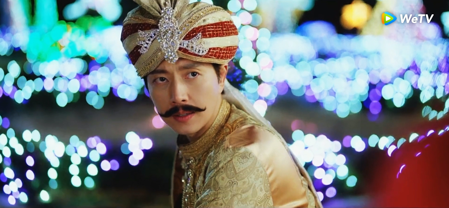 朴海鎮跳滑稽「辣雞舞」笑噴飯。（WeTV提供）