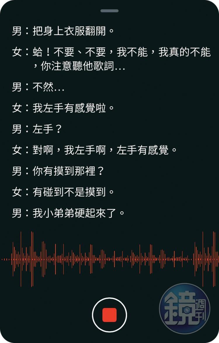 根據錄音檔以及Skype對話顯示，陳麗娜與陳世宗宛如交往中的男女，她稱遭指導教授猥褻情節，全是瞎掰杜撰。（示意圖）
