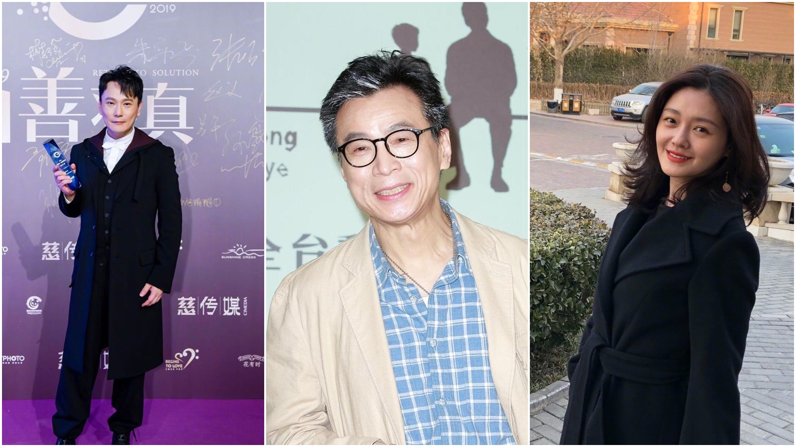 藝人常接受訪問，公開在鏡頭前承諾、放話的事，更容易被好事者檢驗，通常臉也就被打得特別腫。（合成圖，攝影組；翻攝自大S、張信哲微博）