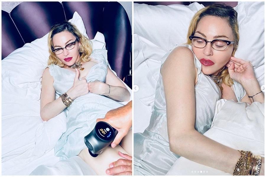 無論外界怎麼說，瑪丹娜仍維持她一貫的風格。（取自Madonna Instagram）