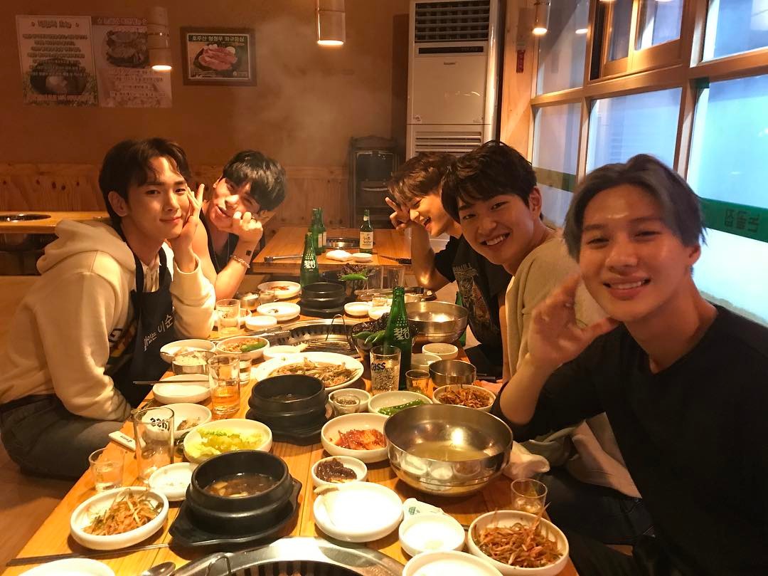 SHINee自2008年出道,5位成員感情像親兄弟一樣。(翻攝自Key IG)