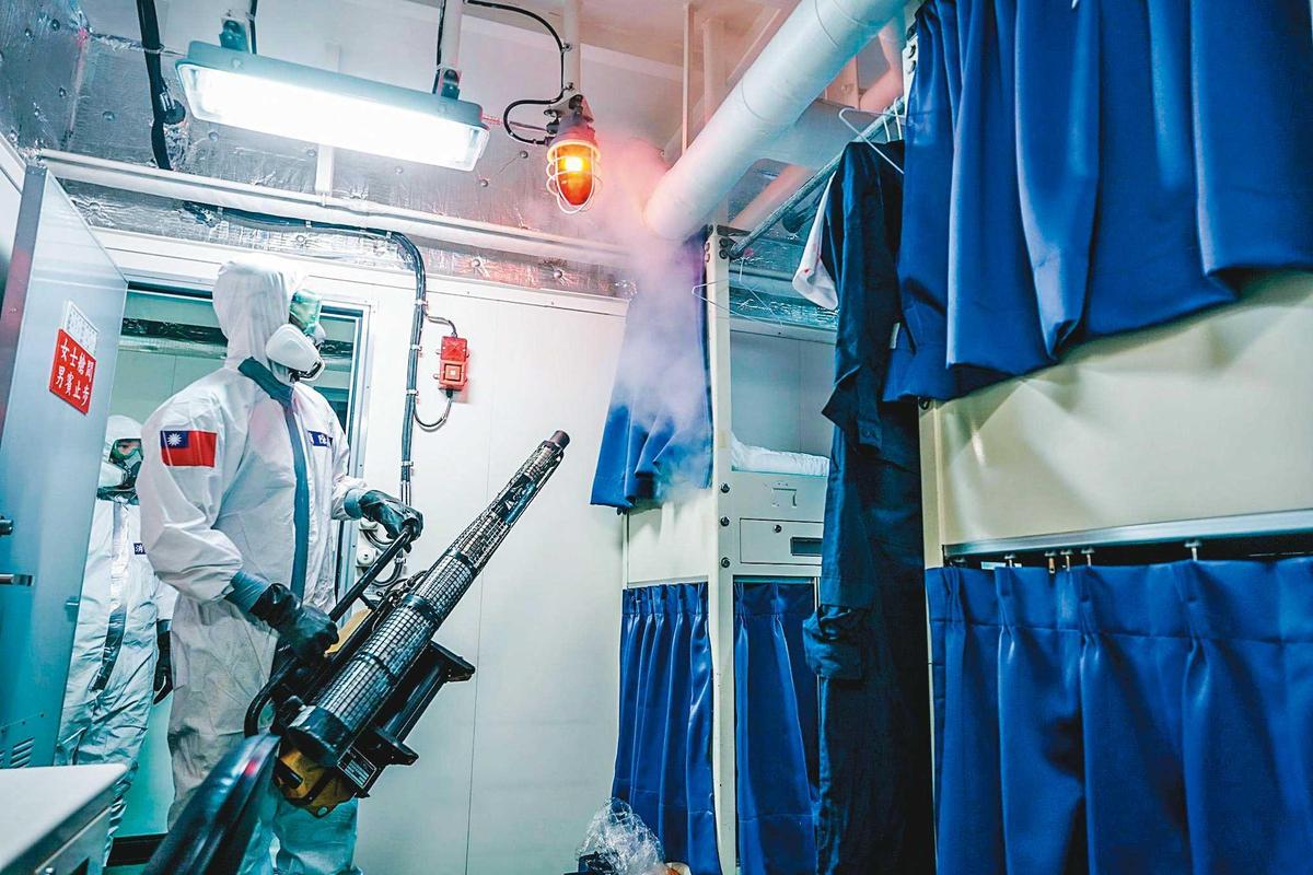 指揮中心今日公布敦睦艦隊群聚感染事件的疫調結果。（翻攝中華民國海軍臉書）