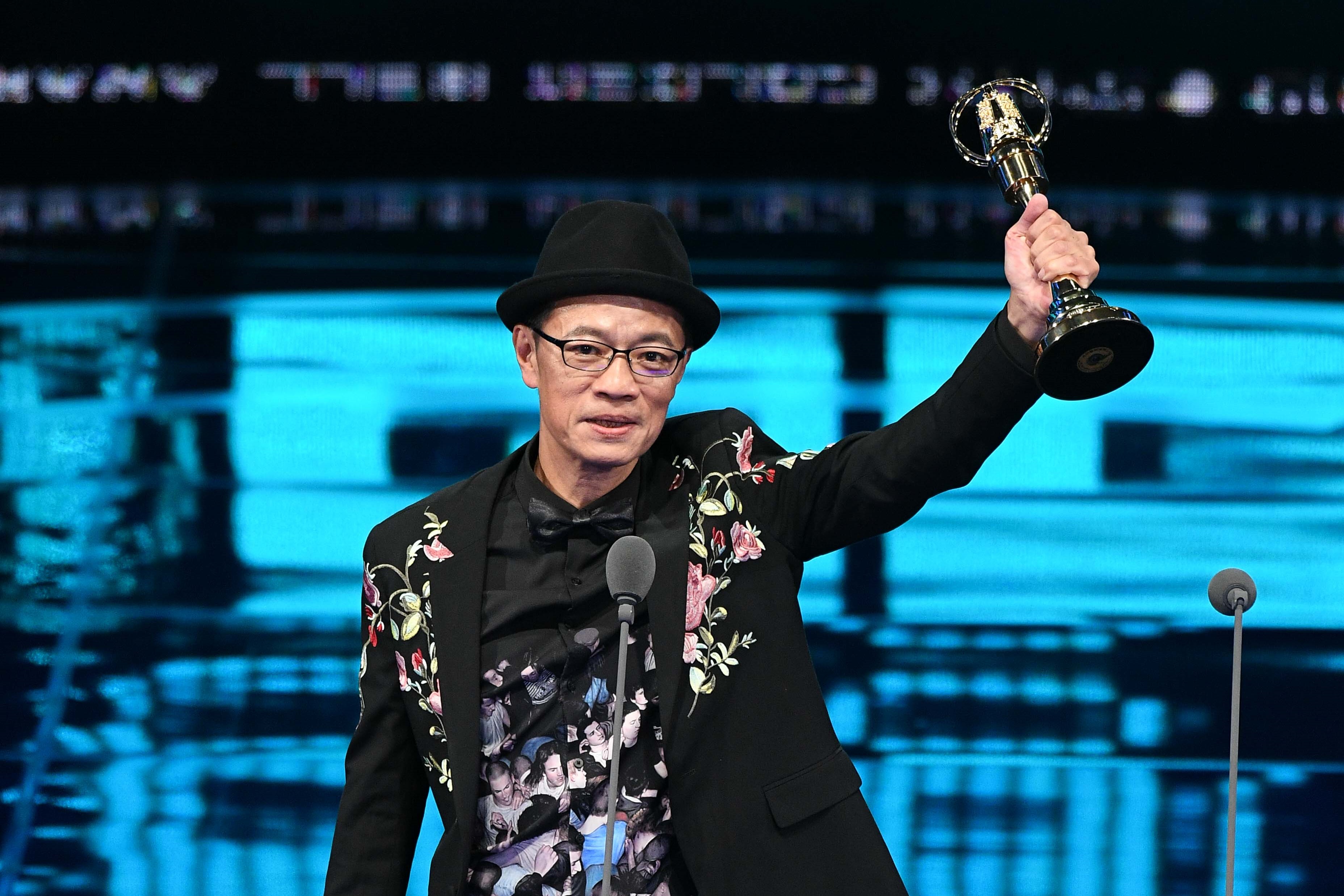 吳朋奉以公視人生劇展《第一響槍》榮獲迷你劇集（電視電影）男主角獎。（文化部提供）