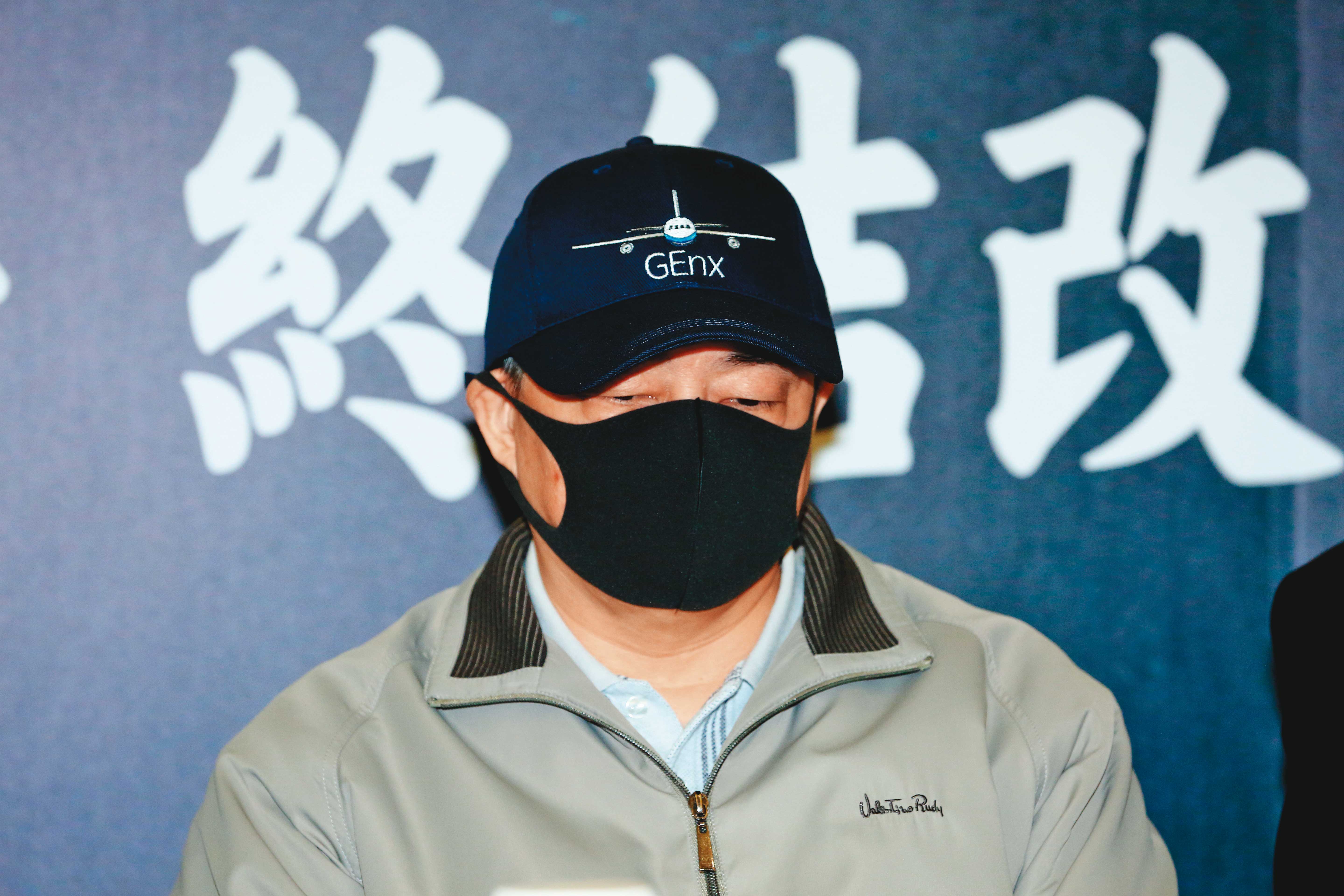 張榮發大房三兄弟爭經營權，次子張國明（圖）今年初曾開記者會，但全程不發一語。