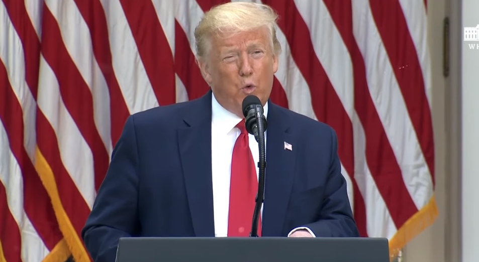 川普以北韓持續構成「非比尋常的威脅」為由，將制裁延長1年。（翻攝自THE WHITE HOUSE臉書）