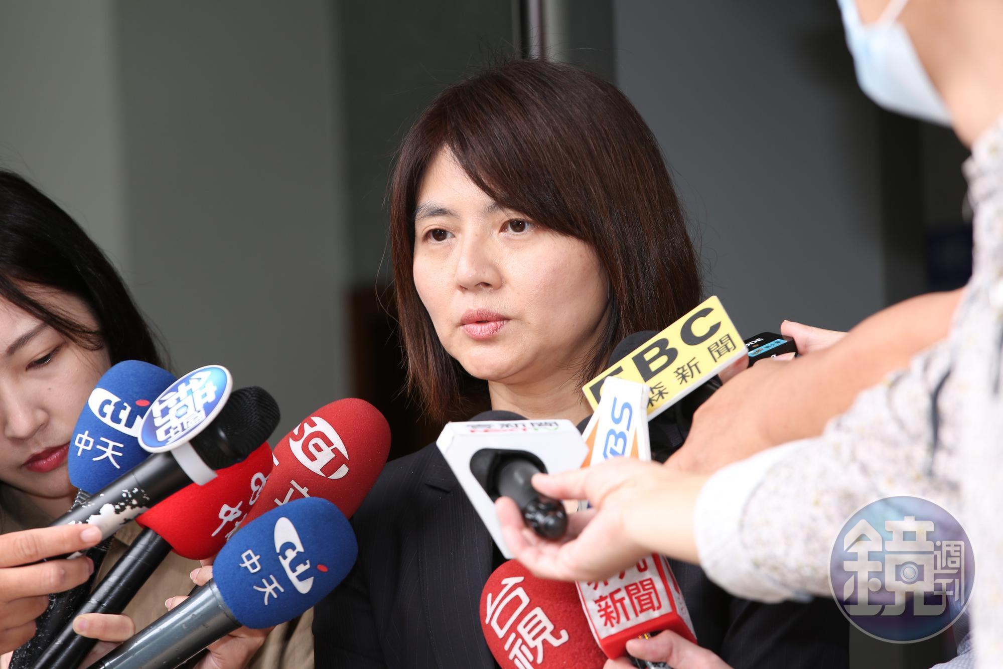 王敏錡雖然今日未出席協調庭,但仍透過律師發出聲明。