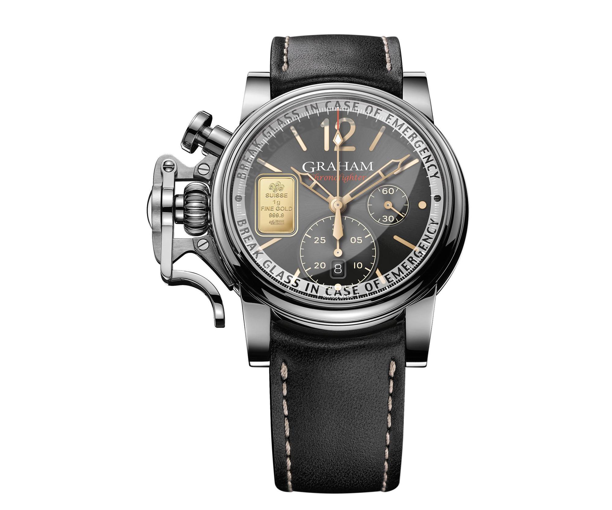 Chronofighter Vintage Ltd- Emergency限量腕錶,全球限量50只,定價NT$268,000。