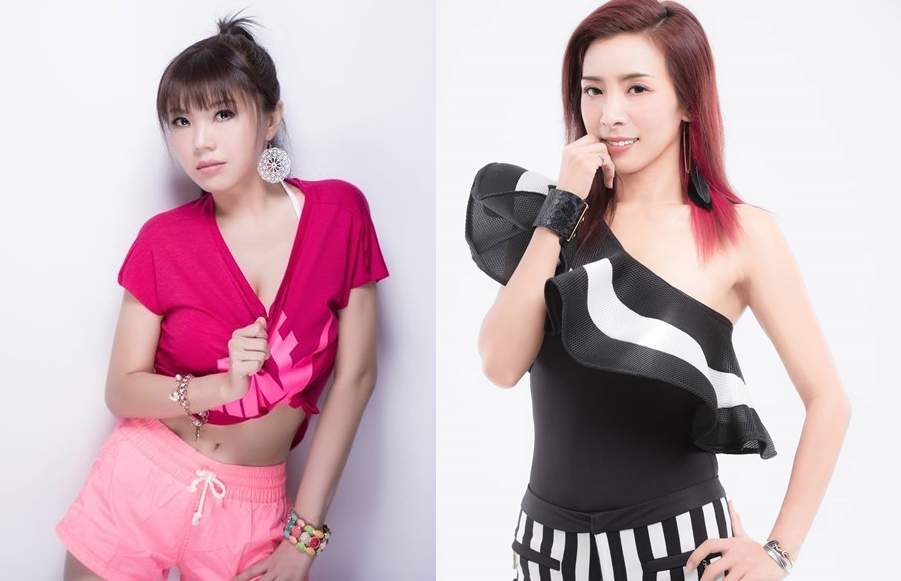 Fanny跟Amy（右）隔空打口水戰。（翻攝自Fanny、Amy臉書）