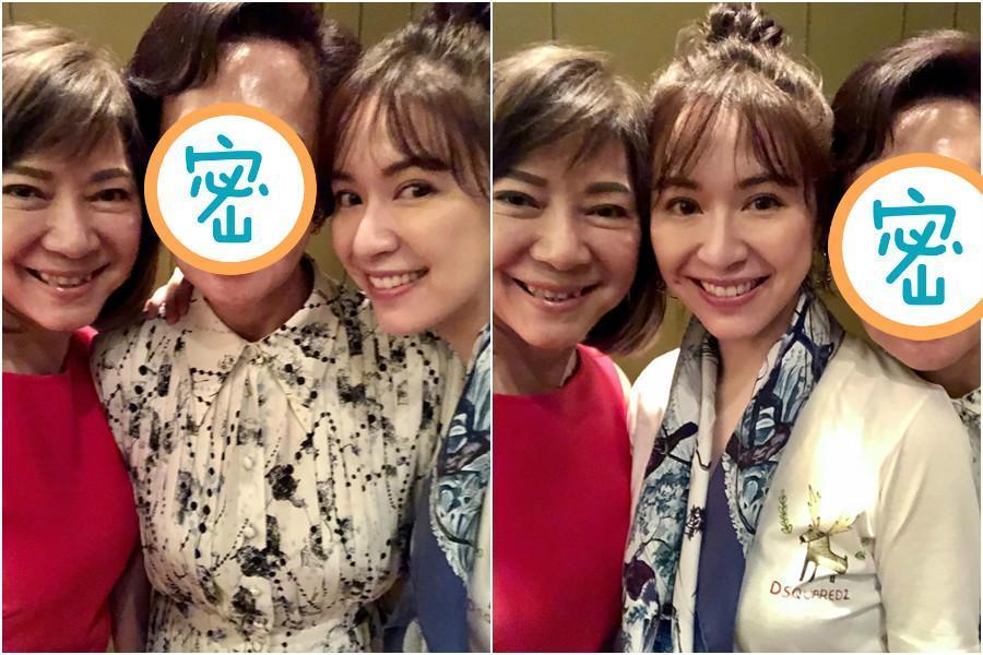 蔡依珊揪「兩位媽媽」自拍,77歲連方瑀的狀態曝光了。(翻攝自蔡依珊IG)