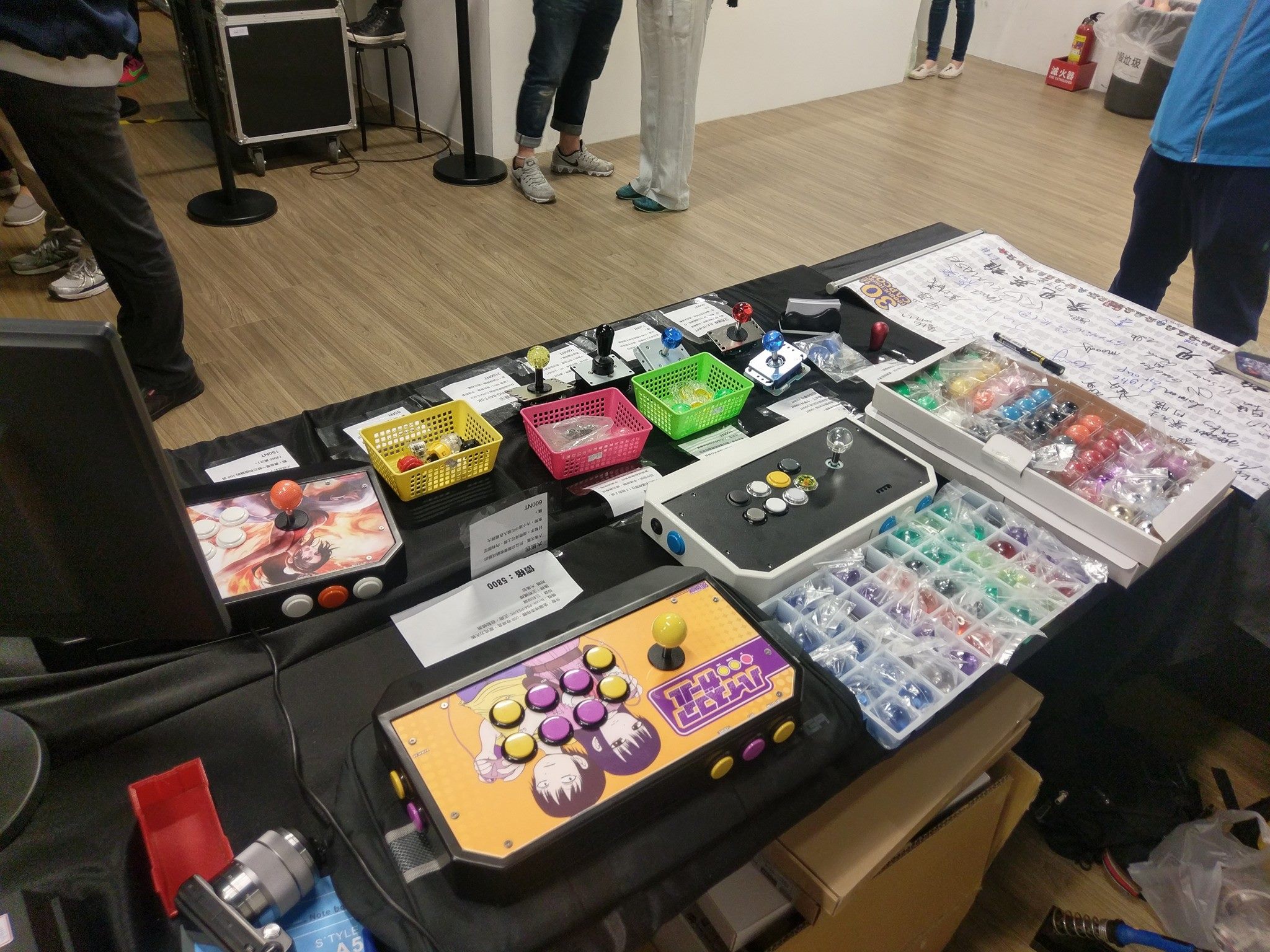近年台灣的格鬥遊戲盛會中,都會看到公館快打大搖在現場展出。(公館快打提供)