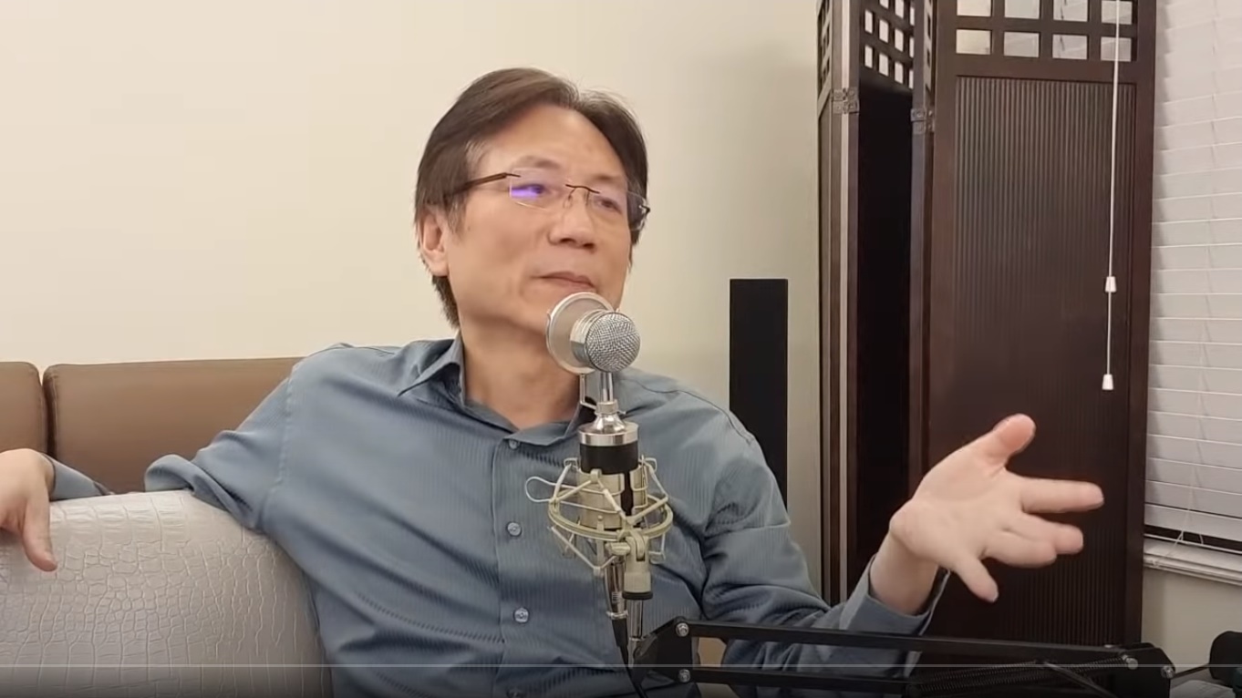 國民黨桃園市議員稱香港遠比台灣自由太多了。（翻攝自詹江村YouTube）