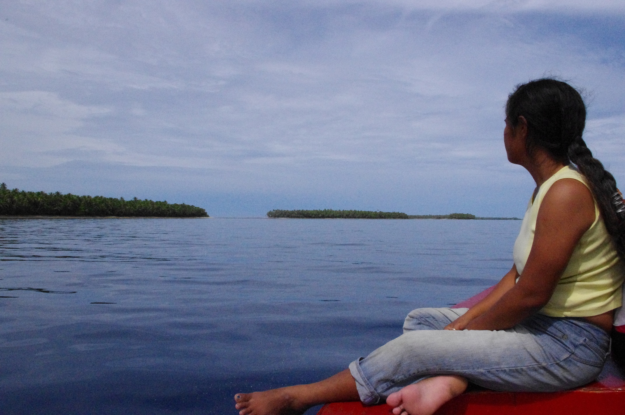 10年前遇見的吐瓦魯女生Senny，當年曾一起出海。