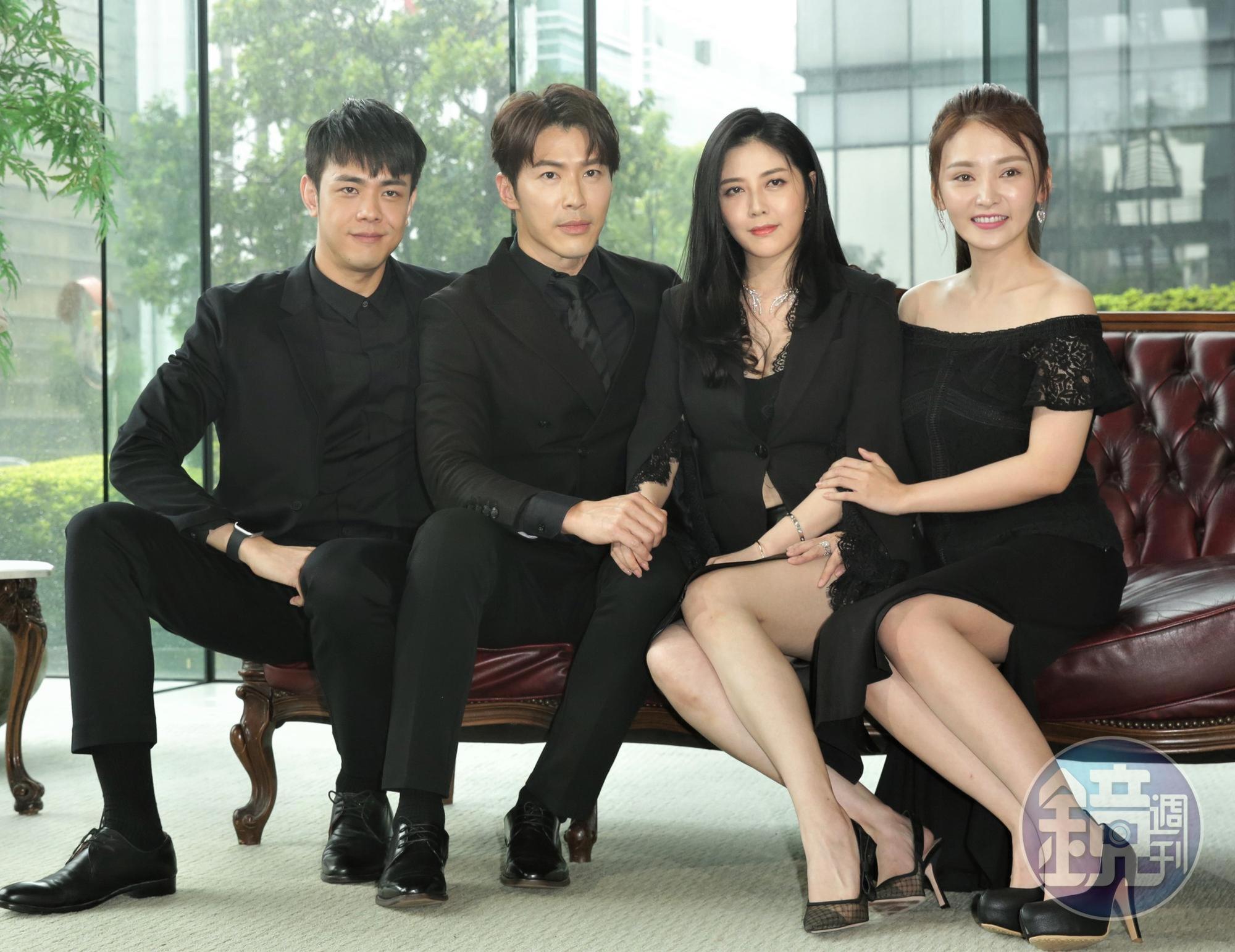 李家慶、黃少祺、韓瑜、陳子玄在《天之驕女》組成「黑心家庭」。