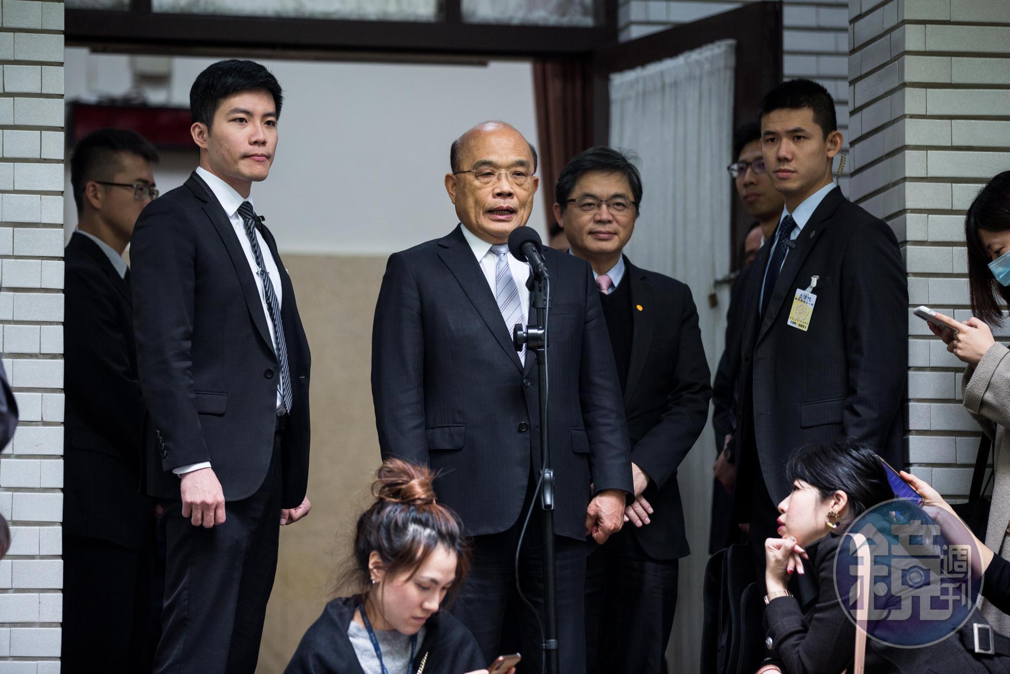蘇貞昌今回應振興券一事,指當初馬英九所發放消費券,被監察院審核認為對經濟成長並沒有幫助,「我們記取這個教訓,不再重蹈覆轍。」(本刊資料照)