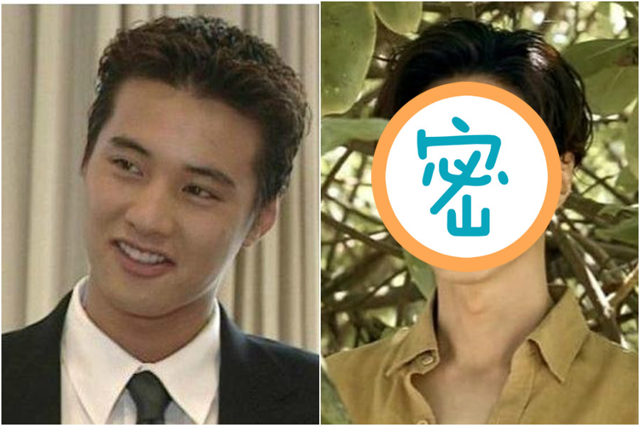 元斌近日再度被捕捉到身影，與20年前的樣貌沒有太大差距。（翻攝藍色生死戀劇照、OLZEN）