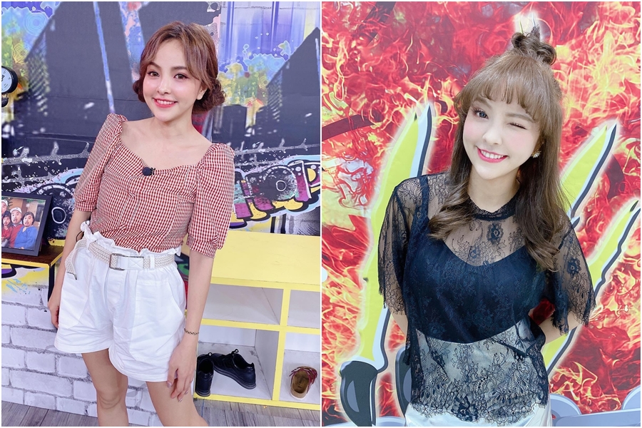 徐凱希被傳將替換愷樂主持《娛樂百分百》，不過她對於入主《娛百》一事不願回應。（翻攝自徐凱希臉書）