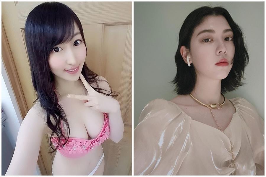 如月沙耶(左圖)與三吉彩花(右圖)都爆自己與父親感情相當好,到很大的年紀都還會共浴。(翻攝自如月沙耶、三吉彩花IG)