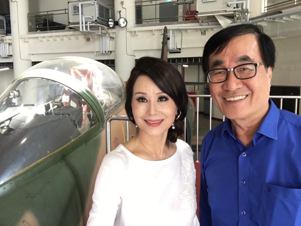 張琍敏在臉書曬出與高雄副市長李四川的合照。（翻攝自張琍敏臉書）