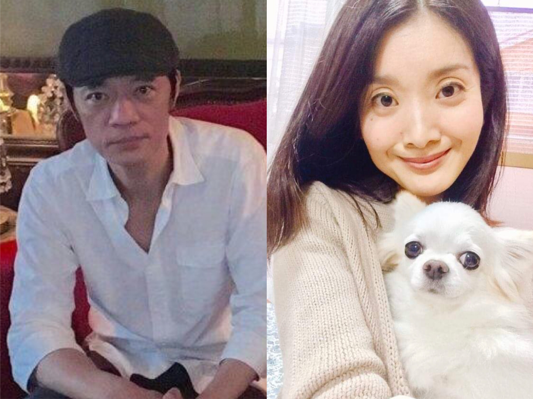 吳朋奉友人透露吳朋奉與日籍女星久保寺淳子交往期間曾有買房打算。（翻攝自吳朋奉、久保寺淳子臉書）