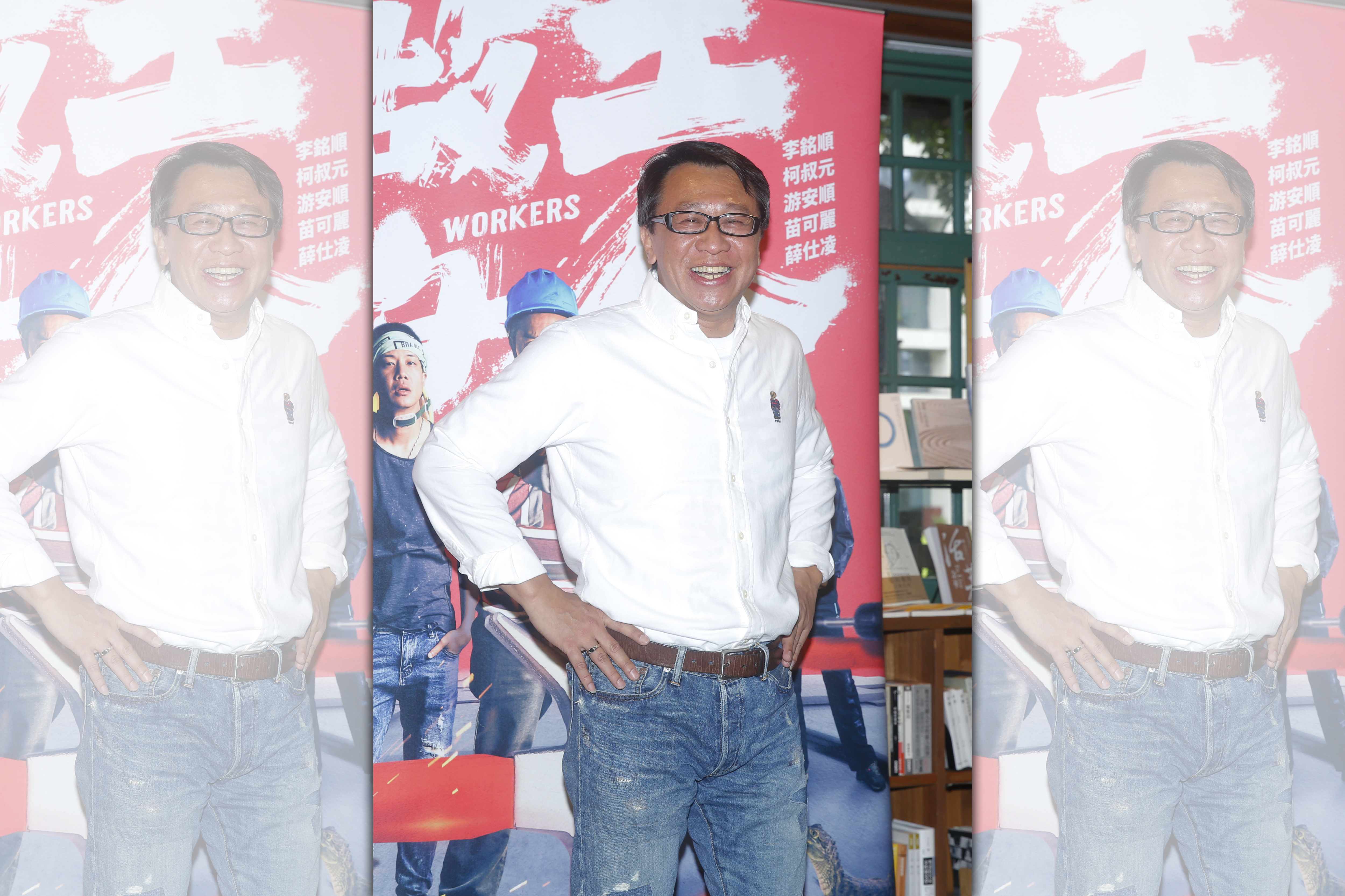 《做工的人》「工地噗嚨共」成員之一游安順出席媒體茶敘。