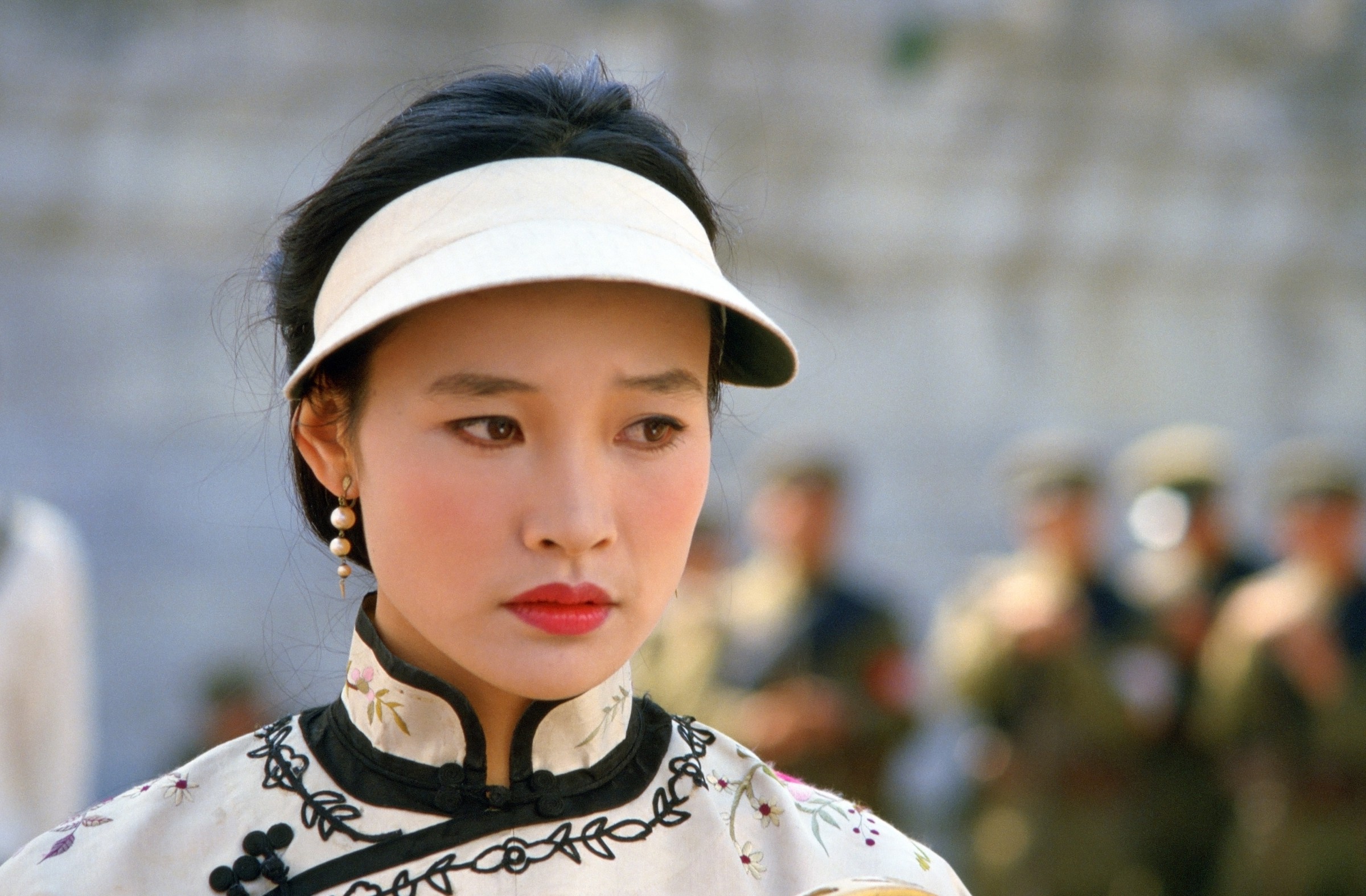近日熱映的《末代皇帝》中，陳沖飾演婉容皇后。（甲上提供）