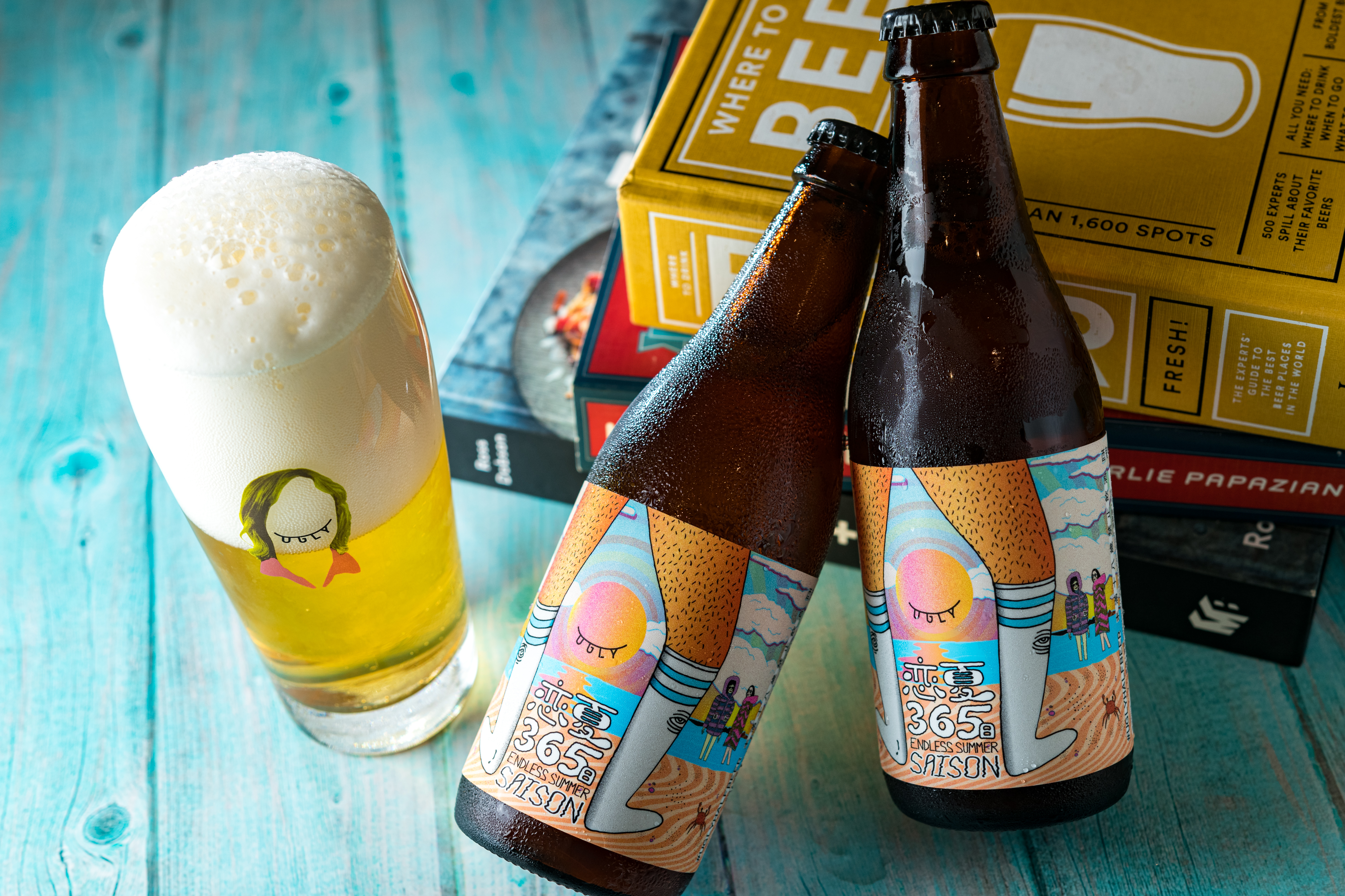 時令啤酒「戀夏365日Saison」有蜜蘋果和鳳梨香氣。（120元／瓶）