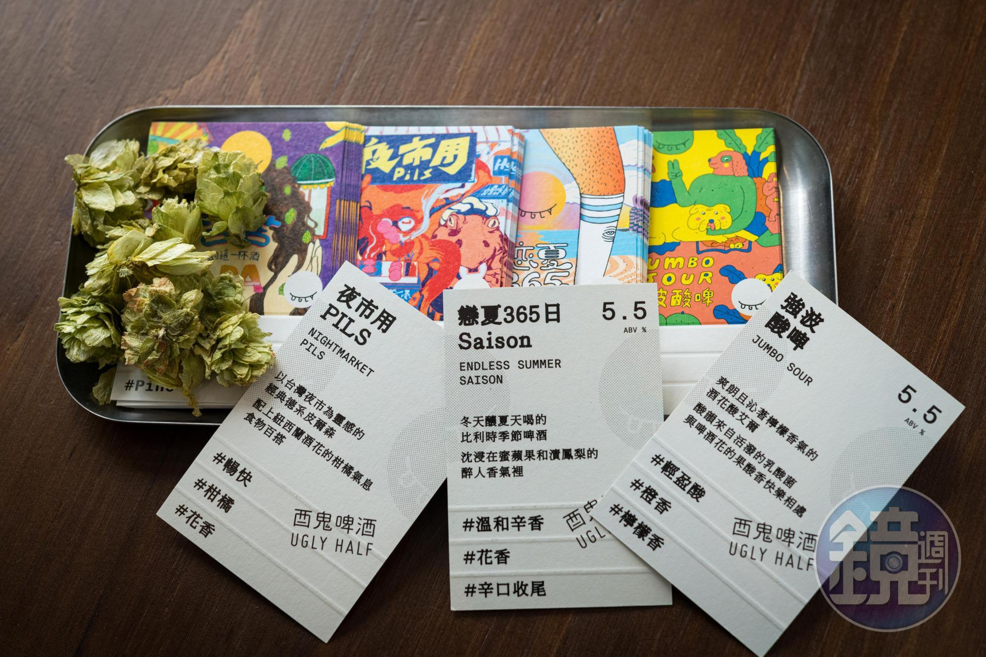 喝啤酒也能像威士忌、葡萄酒,依Tasting Note仔細品飲。