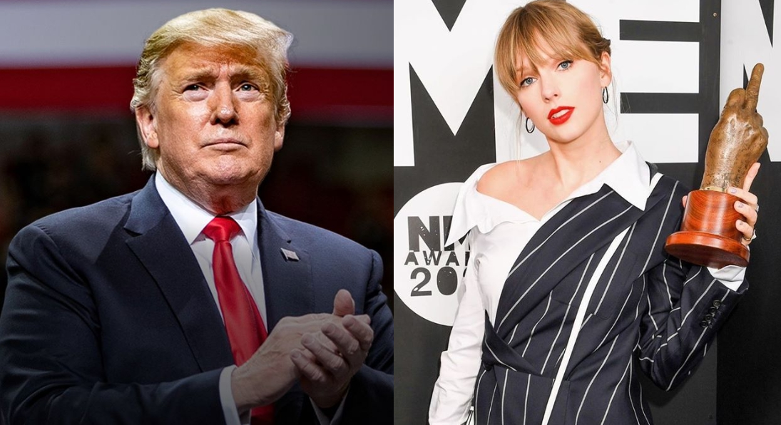 川普放話可對示威者開槍，泰勒絲氣炸開轟。（翻攝自臉書）